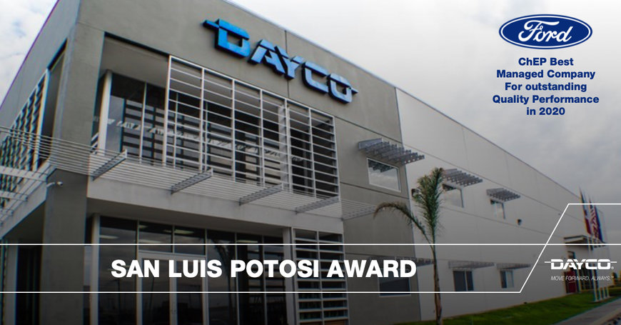Ford recognizes Dayco Mexico facility amongst ChEP 100 Best Managed Companies for 2020